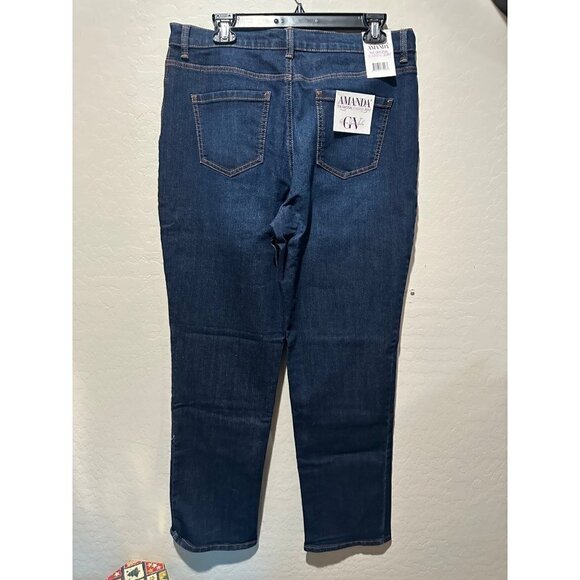 Gloria Vanderbilt Women's Classic Amanda High Ride Tapered size 12 NWT - Picture 2 of 7